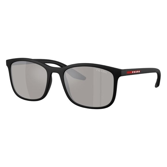 New PRADA LINEA ROSSA Black Square PSA08S 1BO-2B0 Sunglasses Women - Picture 1 of 6